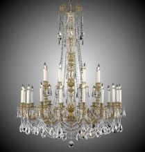  CH2059-O-10W-PI - 8+16 Light Finisterra with draping Chandelier